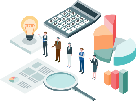 様々な分野の講師がいるイラスト